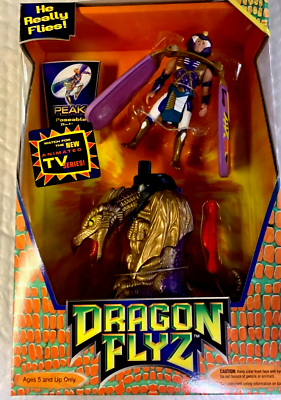 Dragon Flyz SUMMIT, ZNETH, & PEAK Launcher Flying Toy Galoob 66220