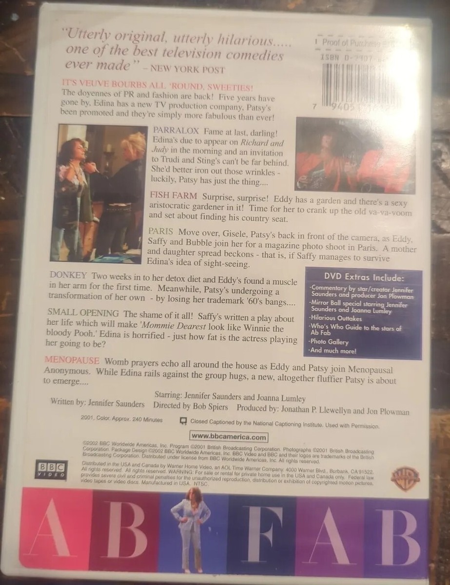 ABSOLUTELY FABULOUS COMPLETE SERIES DVD