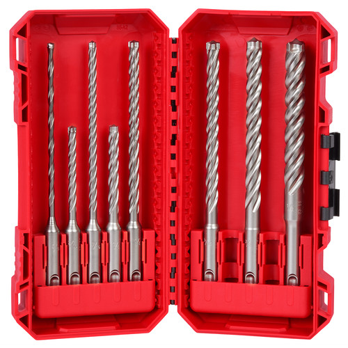 Milwaukee 48-20-7663 SDS Plus MX4 4-Cutter Drill Bit Kit, 8PC