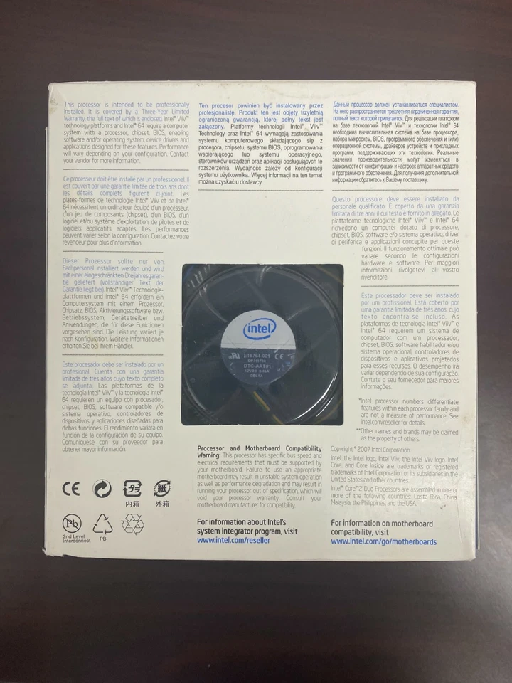 Intel Core 2 Duo E4600 2.4GHz Dual-Core (BX80557E4600) Processor - Image 2 of 3