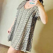 Show Me Your MuMu v neck flowy A line mini dress S