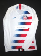 2018 Nike Authentic USA USMNT Player Issue Long Sleeve Soccer Jersey Shirt Kit