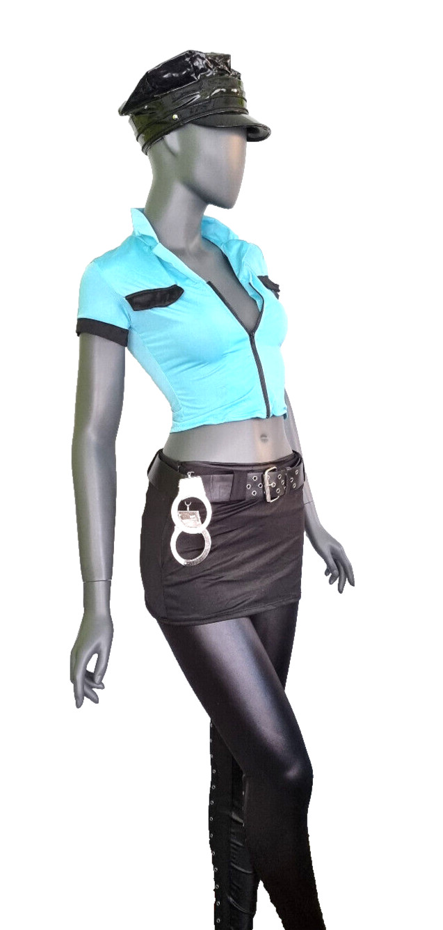 Disfraz de Carnaval Mujer Policía Carnaval Police City Lapd Gr.34/36