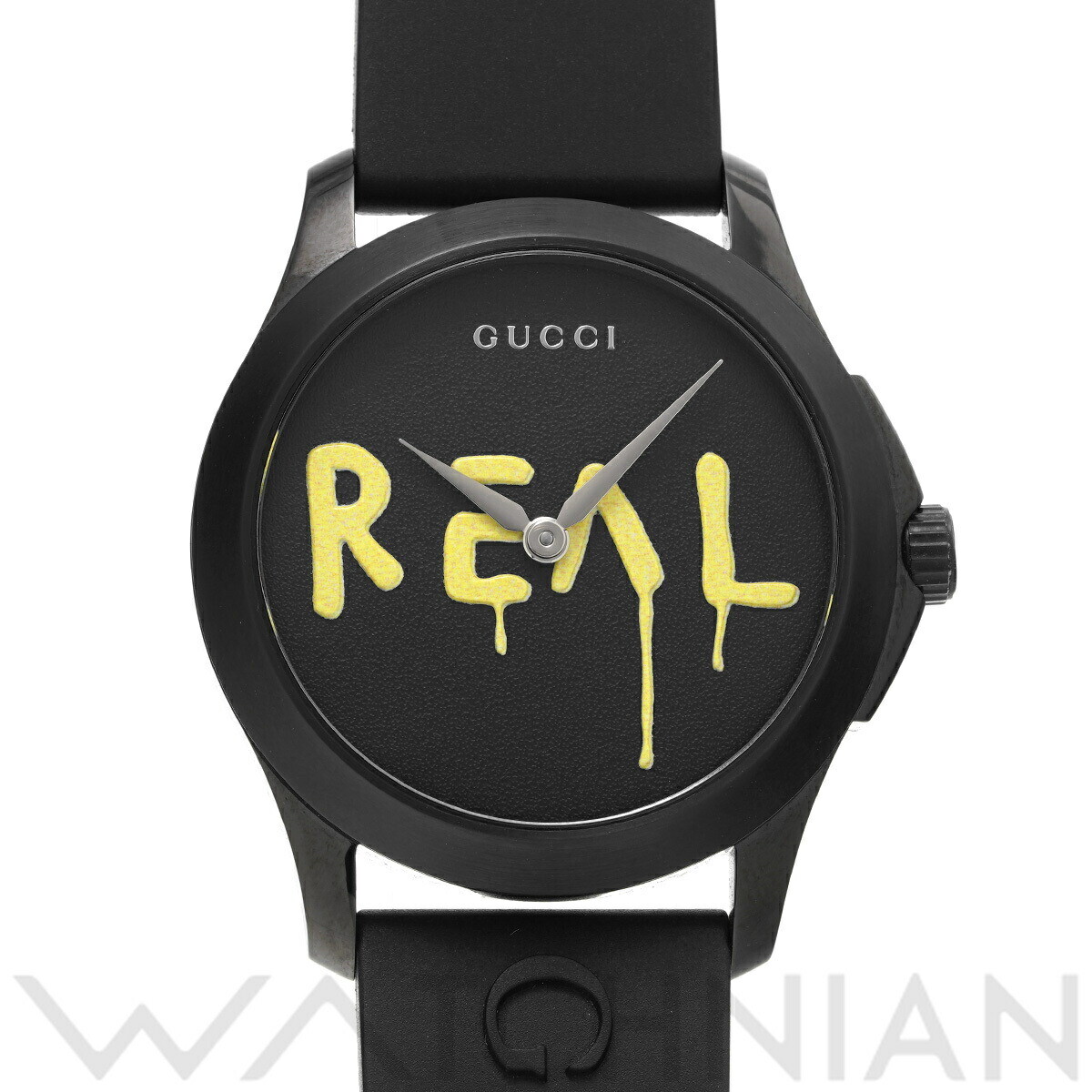 Gucci G Timeless Ghost Black YA1264017 Black Unisex Watch Gucci Watch Luxury W
