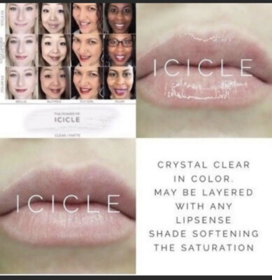 New And Sealed- LipSense Icicle Clear lipstick