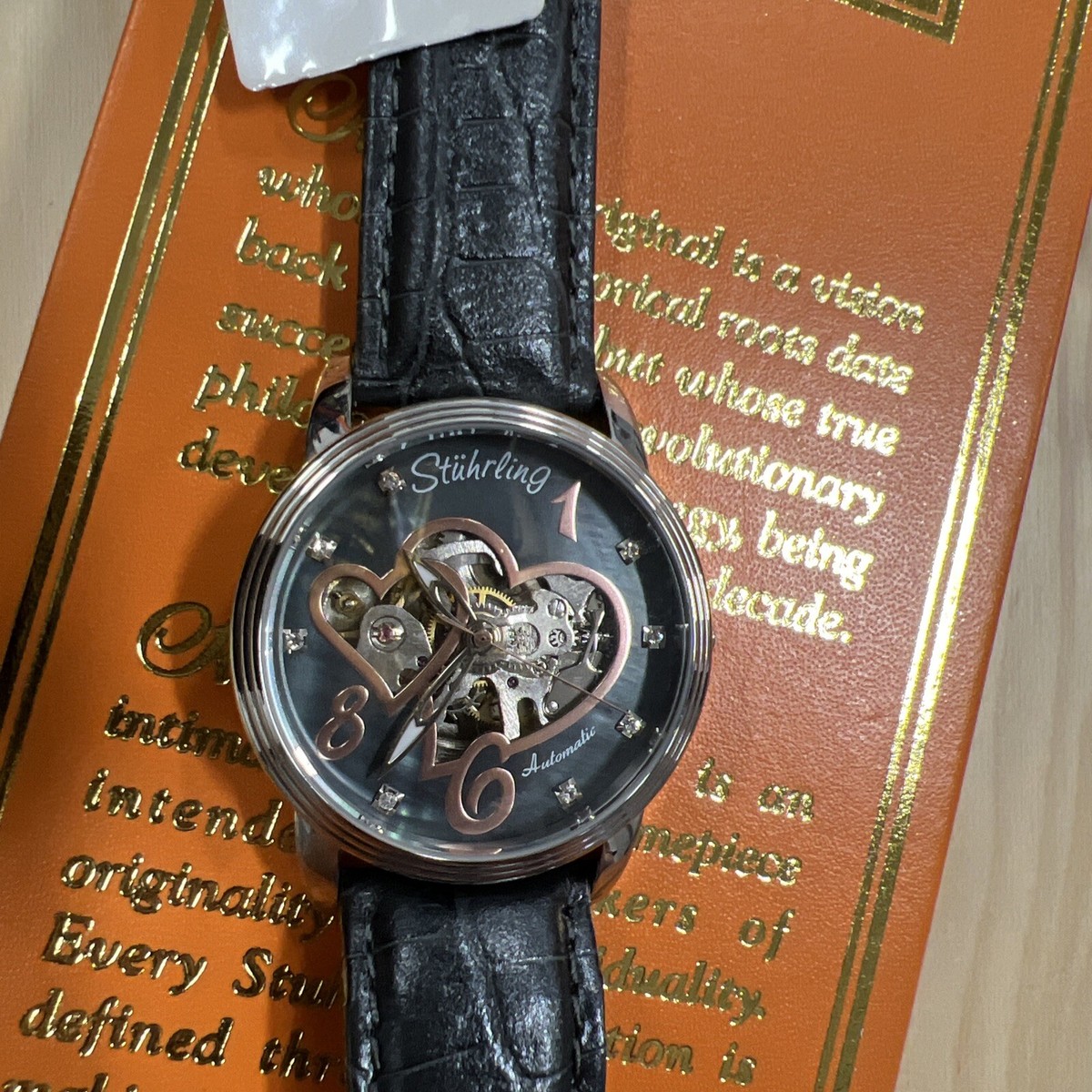 Stuhrling Original Women’s Skeleton Automatic Luxe Automatic 4022 38mm Skeleton | Stührling main image 2