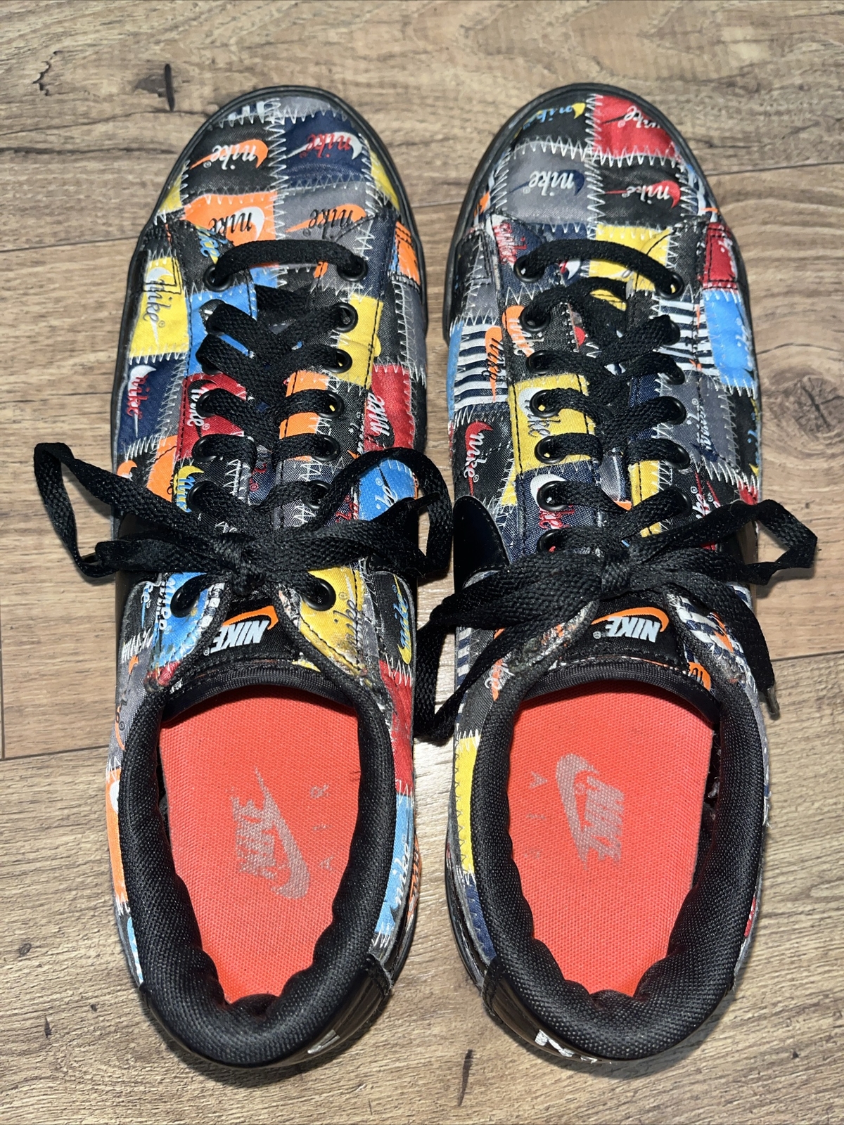 EUC Nike Blazer Low Top “Patchwork” Multicolor Sn… - image 2