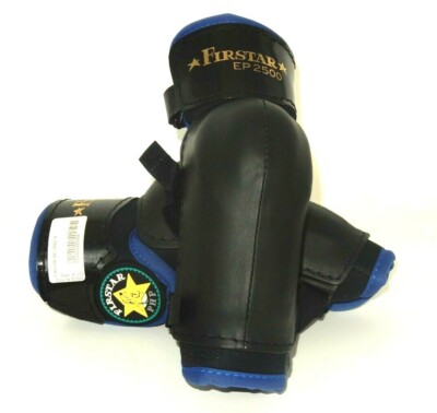 NEW - FIRSTAR EP2500 ICE HOCKEY ELBOW PADS SPORTS GEAR SIZE: JR LARGE / SR SMALL