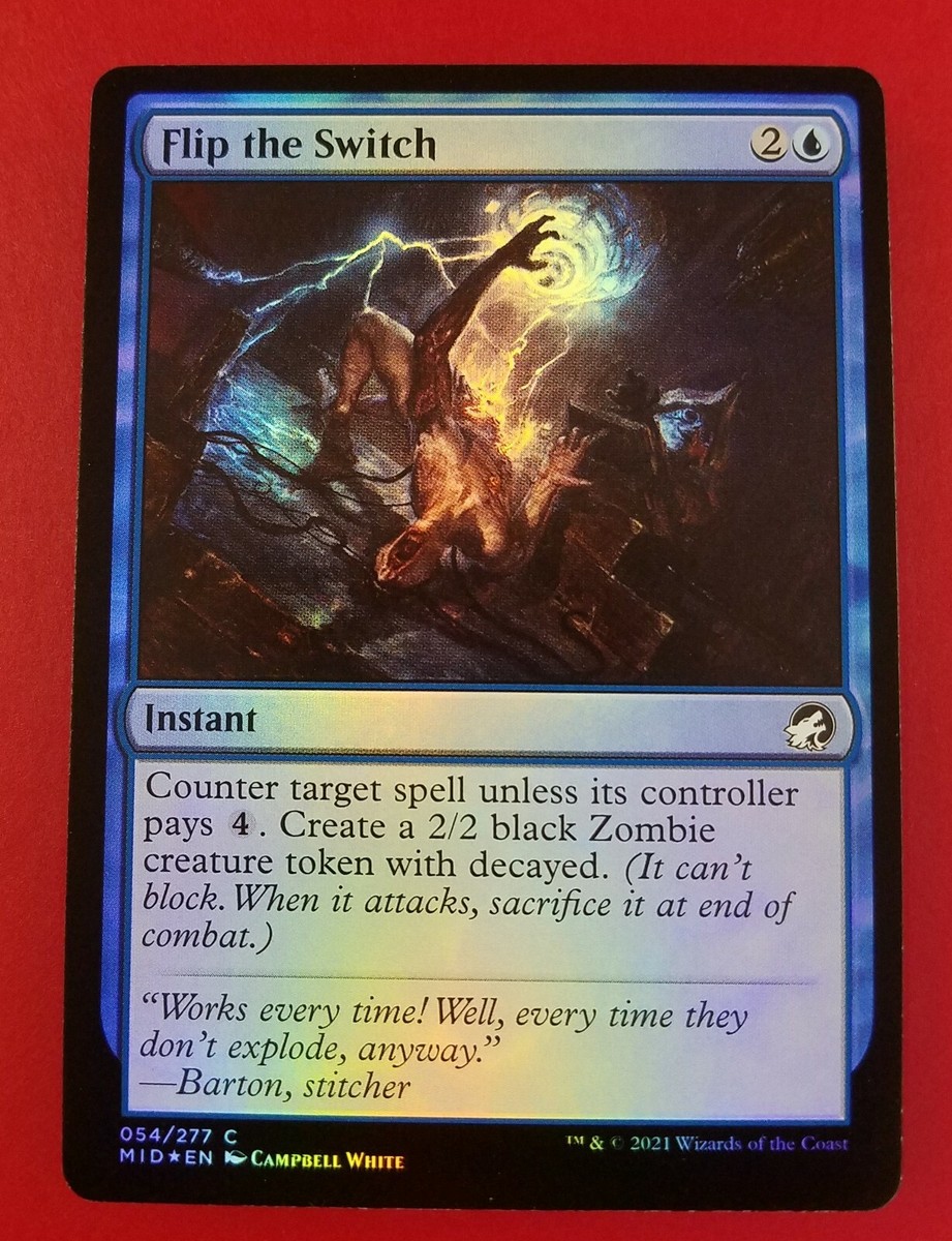 1x Flip the Switch | FOIL | Innistrad Midnight Hunt | MTG Magic Cards | eBay