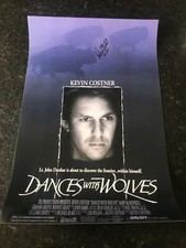 * WES STUDI * signed 12x18 poster * DANCES WITH WOLVES * COA * 1