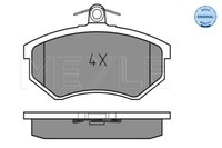 Meyle 025 206 6919 Brake Pad Set, Disc Brake For Audi Seat VW