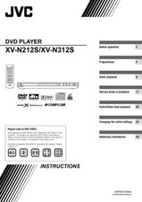 JVC XV-N212S XV-N312S DVD Player Owners Instruction Manual Reprint