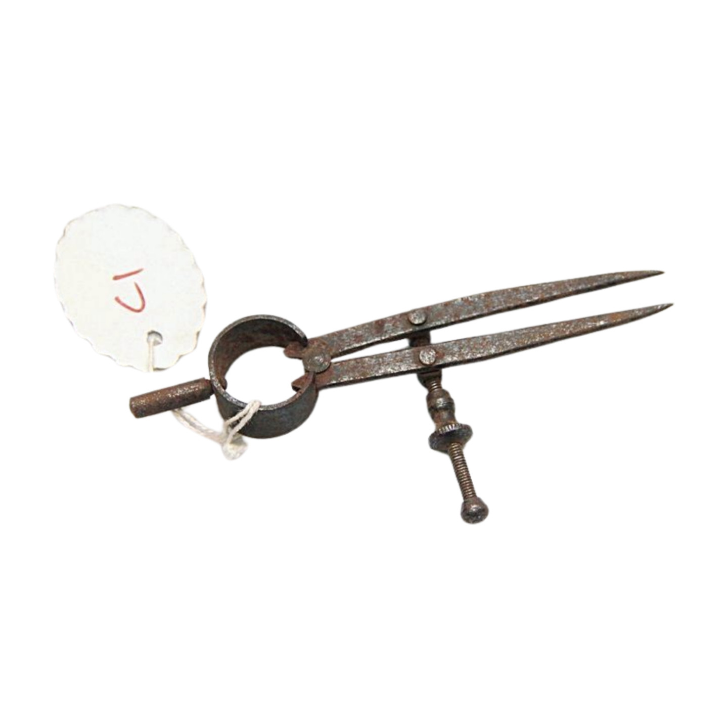 Herramienta de mano de medición divisor de pinza de brújula recta maquinista ...