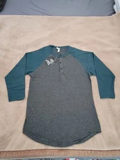 Mato & Hash Raglan Henley Shirt