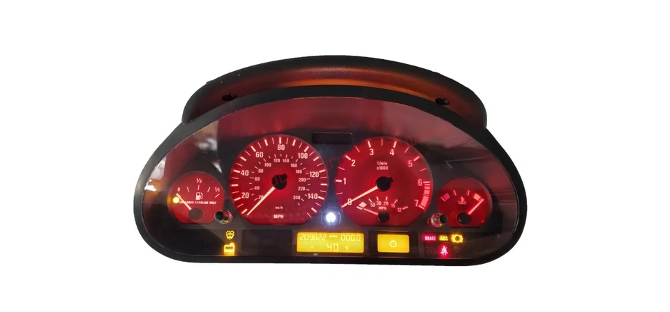 Cuadro de instrumentos velocímetro BMW E46 + LEDES [SERVICIO DE REPARACIÓN] Serie 3 Foto 2 de 4