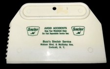 Vintage Sinclair Gas Oil Stations Advertising Ice Scraper cleaner MADE IN USA