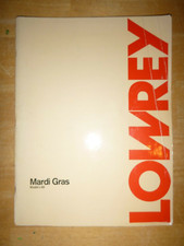 Genuine LOWREY Organ Owner's Manual Mardi Gras Model L-66  early 80's vintage