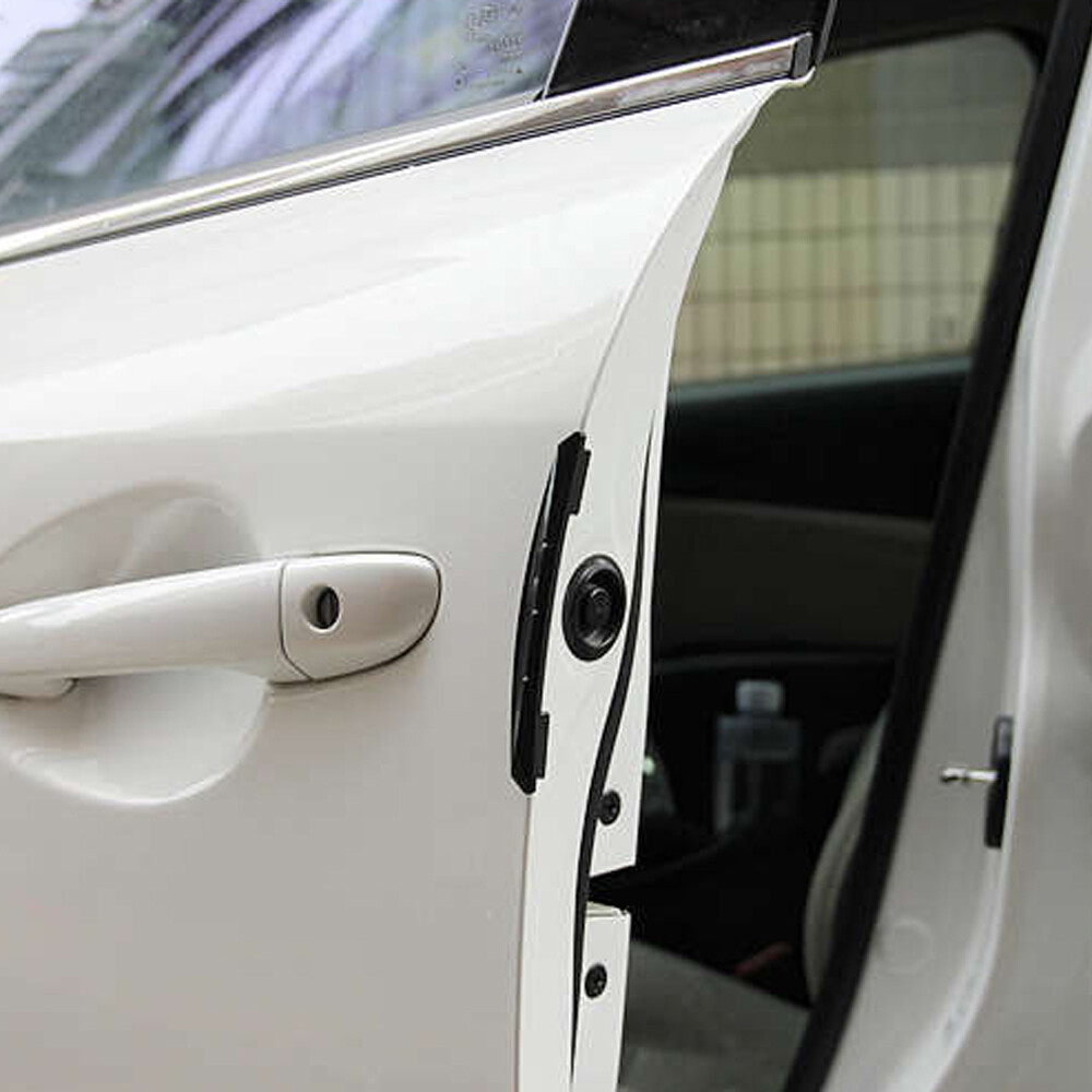 4x Black Car Door Edge Guard Scratch Anti-collision Strip Protector Accessories