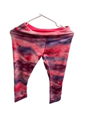 Rbx Tie-Dyed Leggings Pink Purple Stretch Women’s Size Small