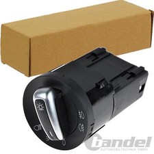 MATT-CHROM-DESIGN LICHTSCHALTER NSW SCHALTER für VW GOLF 4 POLO 6N2 NEW BEETLE