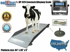 SellEton SL-929 Livestock & Cattle Alleyway Scale 5000 Lbs X 1 Lb