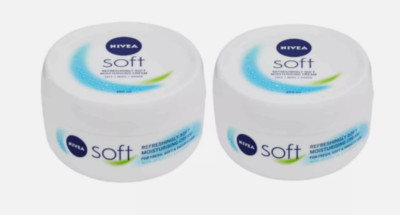 2x Nivea Refreshing Soft Feuchtigkeitscreme mit Jojobaöl & Vitamin E 375ml