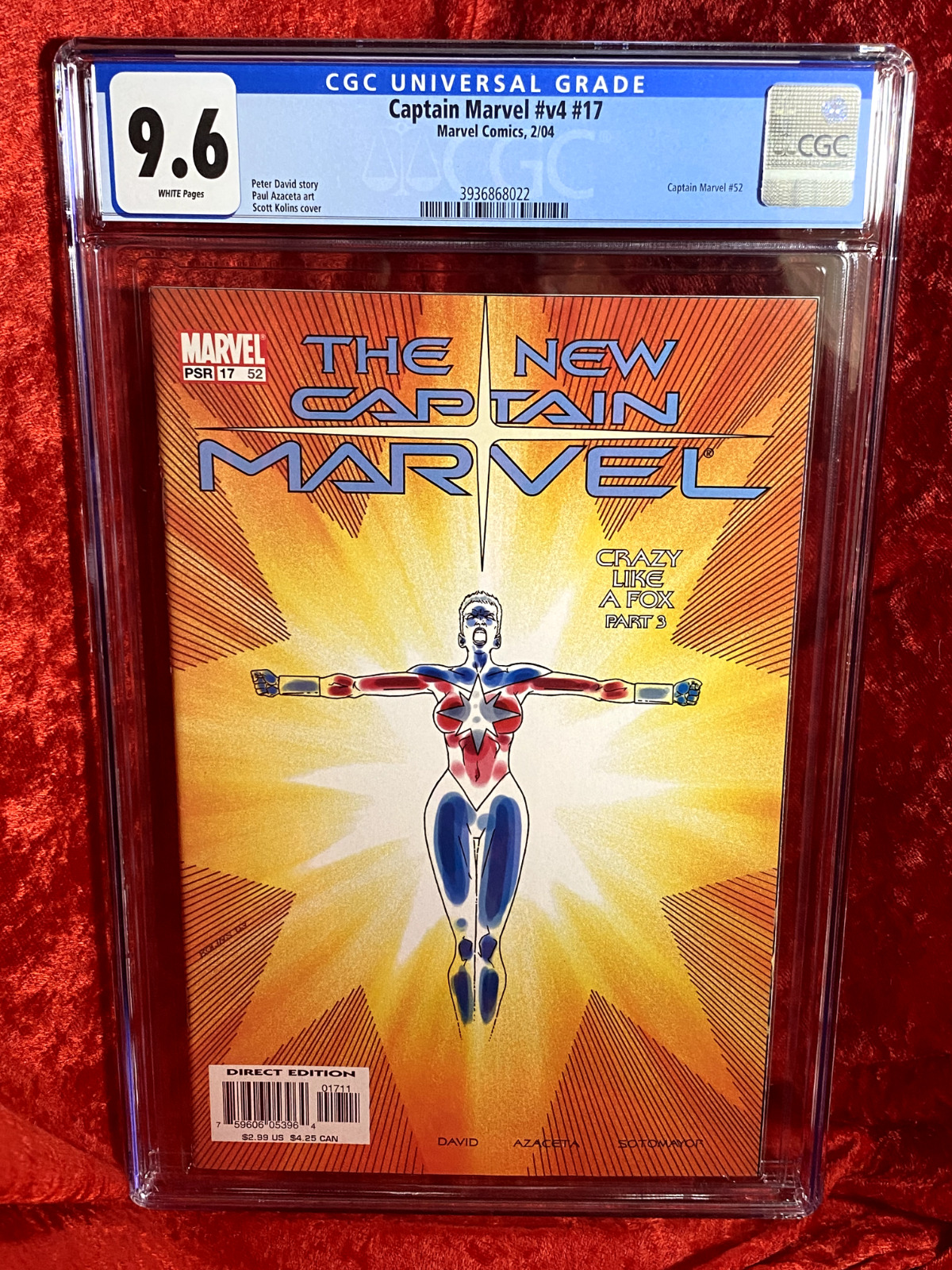 Captain Marvel #17 CGC 9.6 (2004 #v4) 1st Appearance Quasar Phyla Vell 2/04