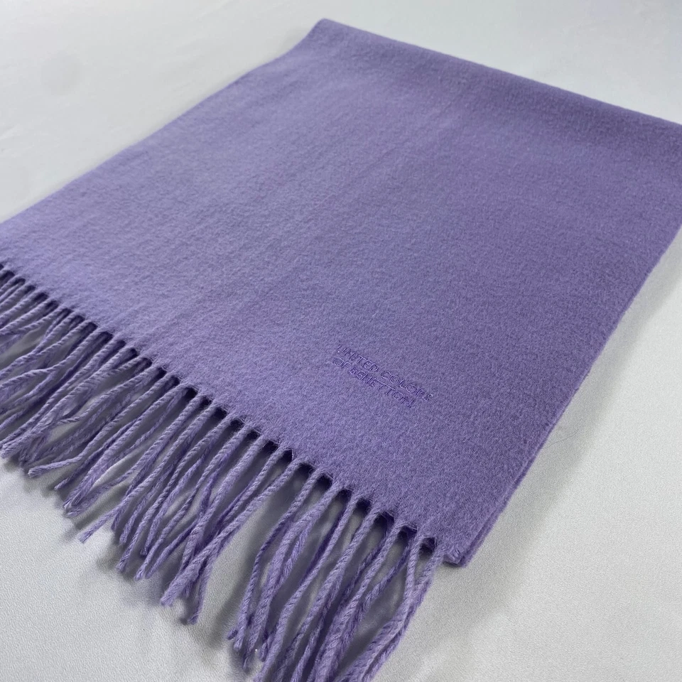 United Colors Of Benetton Bufanda Silenciador Invierno Cuello Bufanda Lana Bufandas Foto 3 de 4