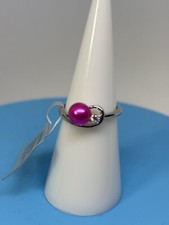 Real Akoya Pearl Sterling Ring