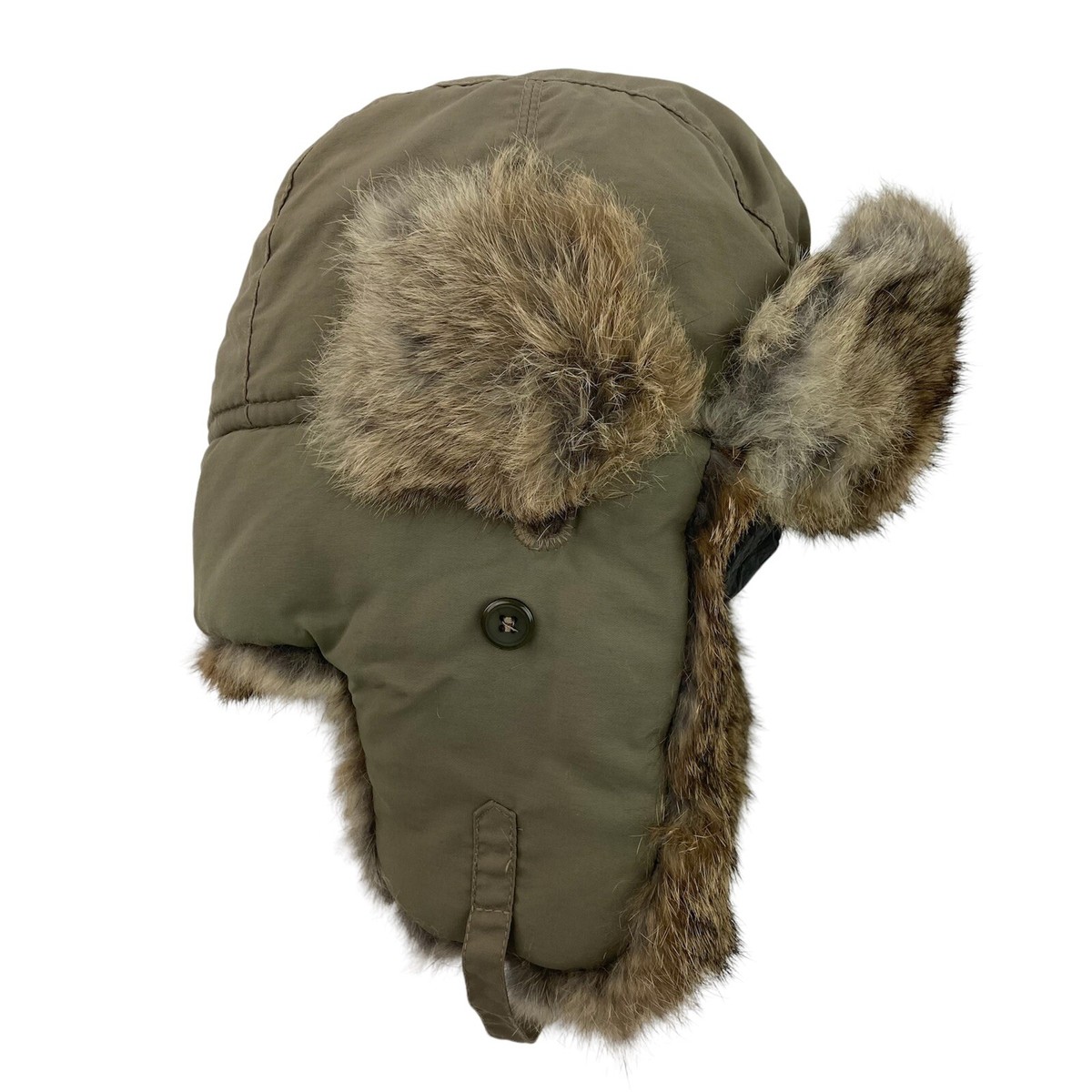 Wigens Swedish Design Rabbit Fur Hunting Ear Flap Hat Size 58