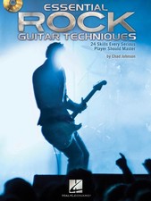 Essential Rock Guitar Techniques Music Lessons Tab Hal Leonard Book CD Pack