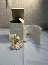 Cherished Teddies 1995 Girl Bear with Doll Hanging Ornament 625434