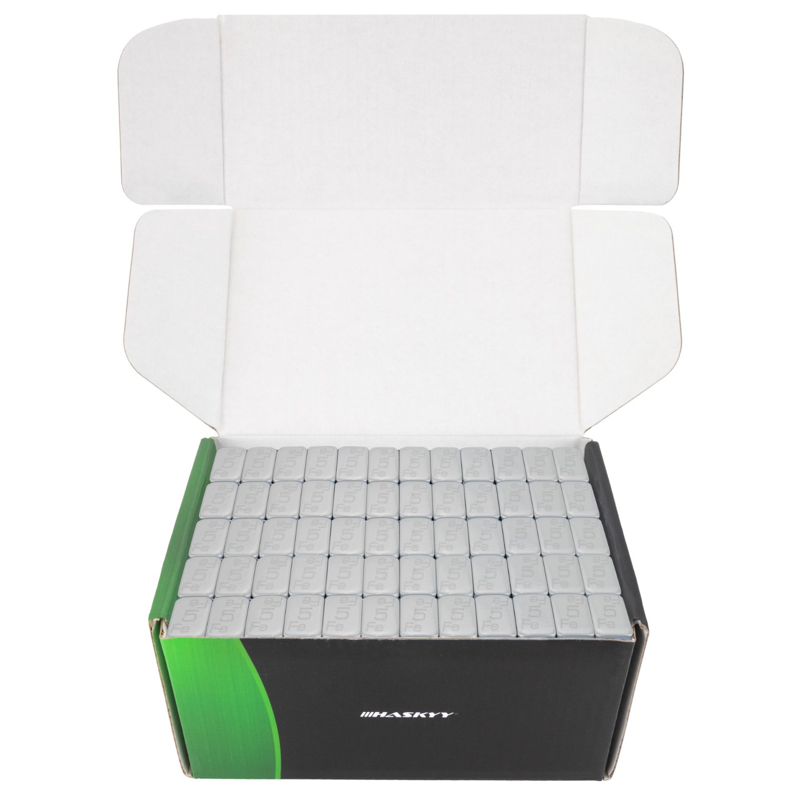 Lotto di 100 barrettes de 60gr Masse ADESIVI Equilibrage autocollante 6Kg 12x5g