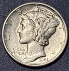 1941 D Silver Mercury Dime  * Better Grade*