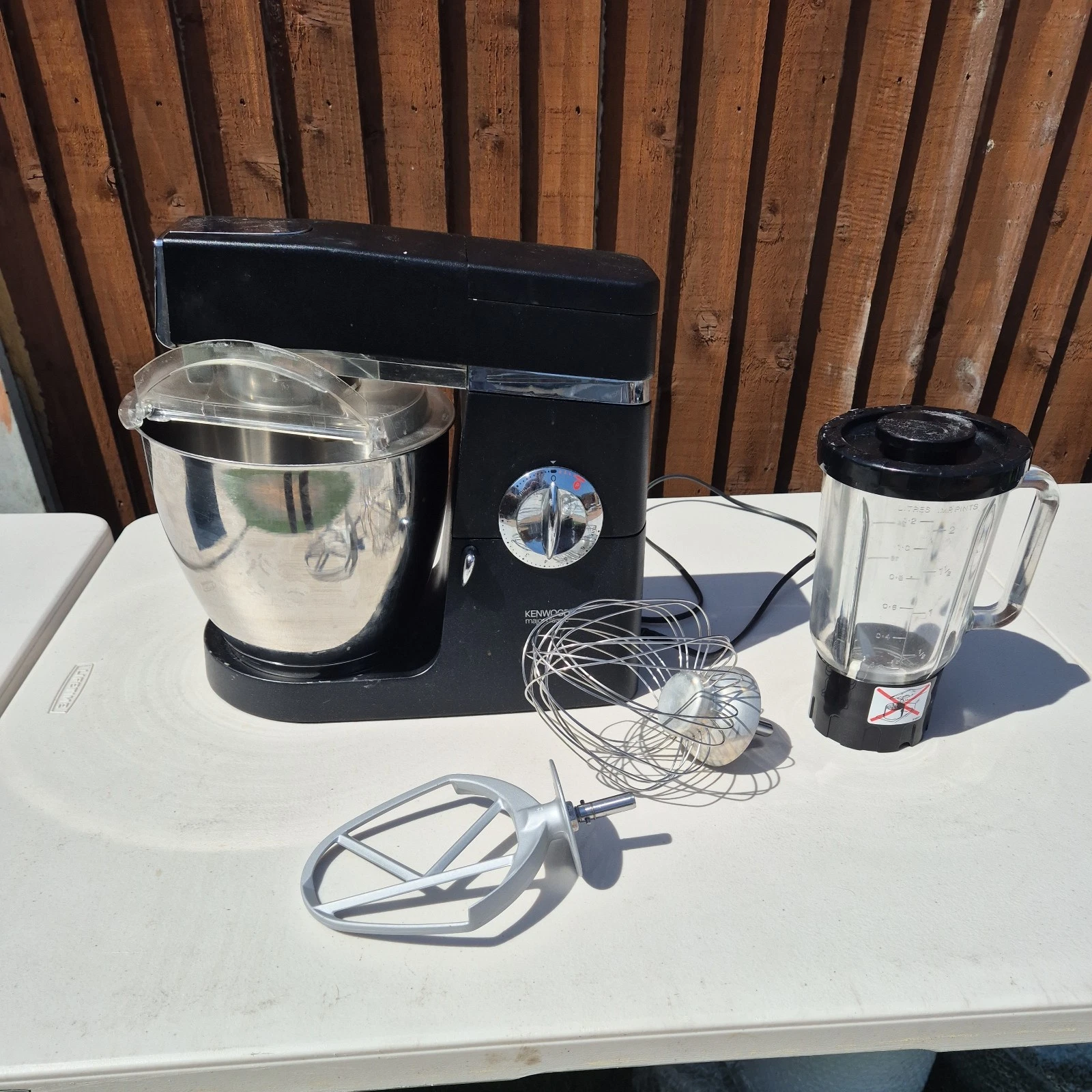 Kenwood Chef Major Classic Stand Food Mixer Blender KM800 Genuine Black working
Opens in a new windo