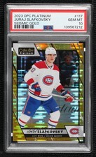 2023 O-Pee-Chee Platinum Seismic Gold 48/50 Juraj Slafkovsky #117 PSA 10 GEM MT