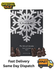 - Dark Chocolate Advent Calendar, 125g - Filled With 24 Festive | UK