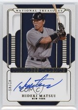 2025 Panini National Treasures 41/49 Hideki Matsui #TT-HDM Auto 16wc