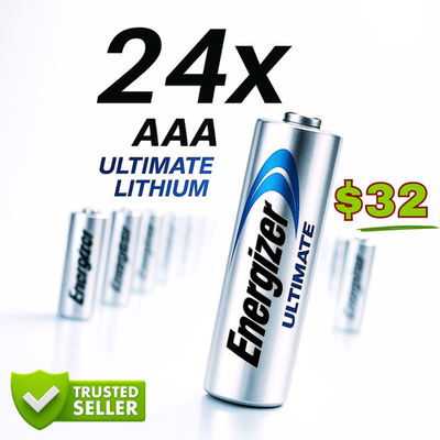 #ad #ad 24 AAA Energizer Ultimate Lithium Batteries Bulk OEM Exp 2050 24hr ship $31.95