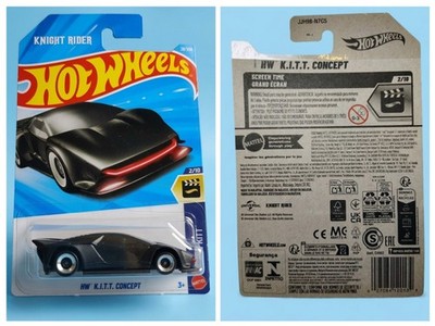 Hot Wheels HW K.I.T.T. Concept Screen Time 1:64 Diecast Car Black Unopened