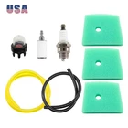 Air Filter Primer Bulb Kit For Husqvarna 123C 123L 223L 223R 322L 323L 323C 323E