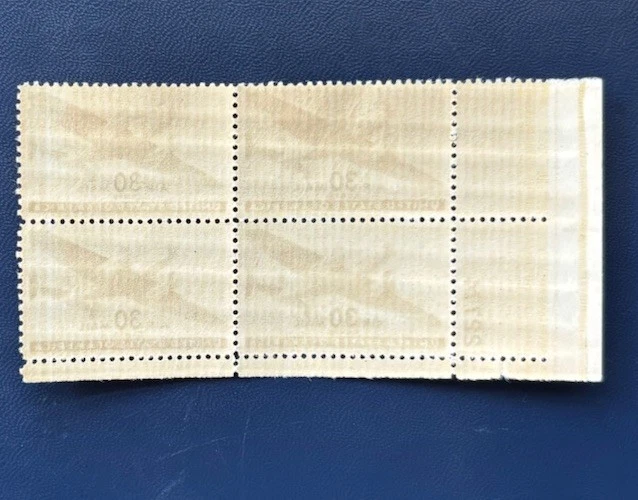 AIR MAIL #C30 Plate Block OF 4 NH OG Original BEST PRICE - Image 2 of 2