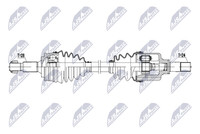 NTY Antriebswelle NPW-PE-131 FüR Peugeot 308 2 SW THP 110