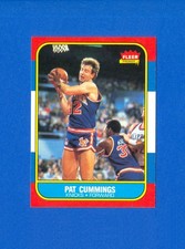 1986/1987 Fleer Basketball #19 Pat Cummings 86/87 RC Rookie Card EX/MT Condition