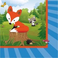 Servietten Kleiner Fuchs, 33 Cm, Partydeko
