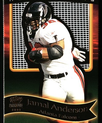 1999 Pacific Paramount #2 Jamal Anderson End Zone Net-Fusions