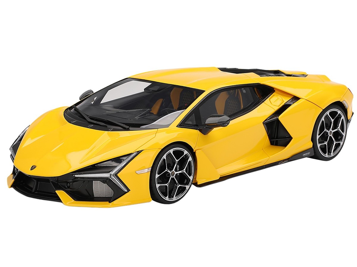 LAMBORGHINI REVUELTO GIALLO (YELLOW) 1/18 MODEL CAR BY TOP SPEED