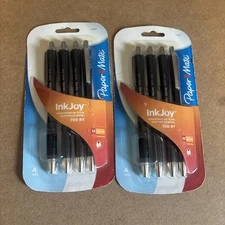 Paper mate Ink Joy Retractable Pens 2/ 4 Packs Black