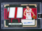 2024-25 Panini One And One Reed Sheppard RC Rookie Auto Precision Patch Green /5