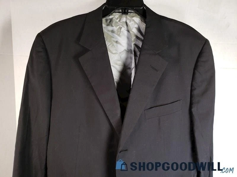 Gucci Blazer Uomo Tg 40R Nero Lana Cotone Tutte le Stagioni Tasche Italia Classico COA